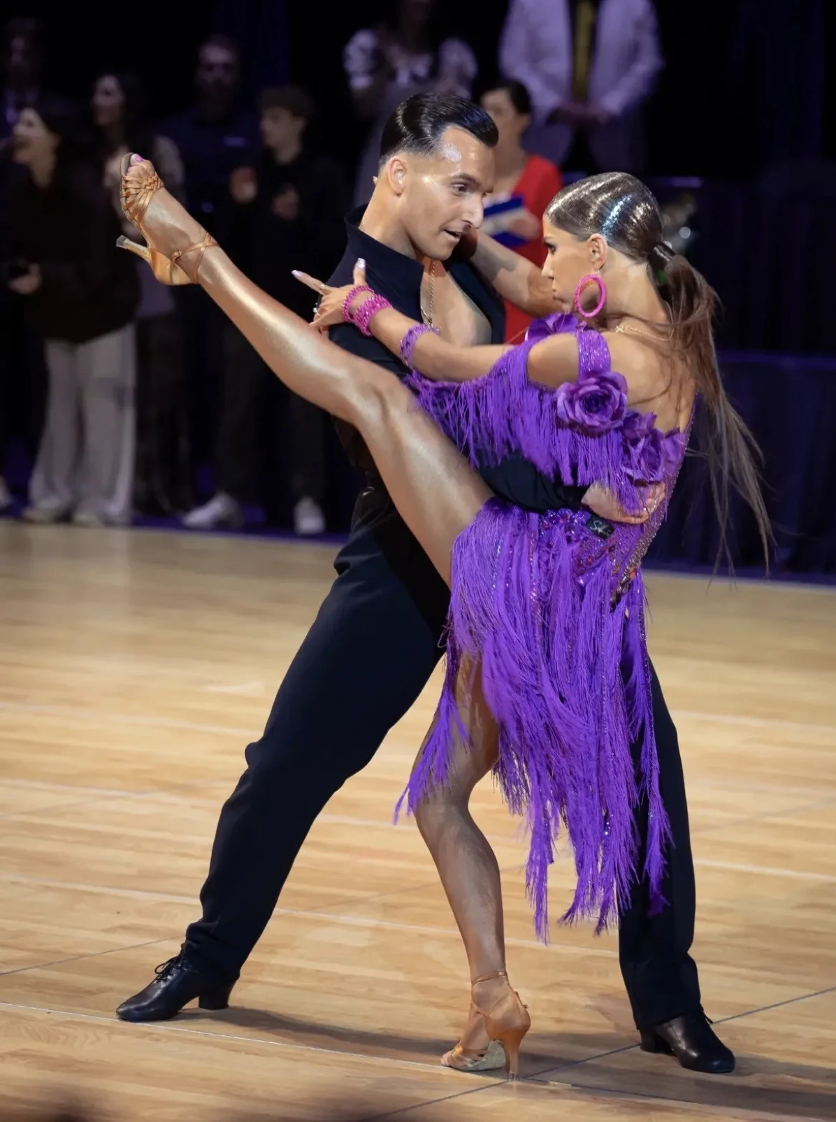 Velocity gown in Latin dance