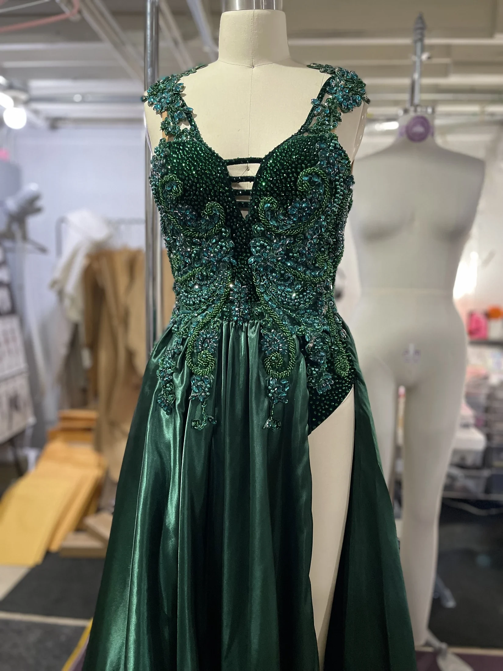 Emerald crystal detail
