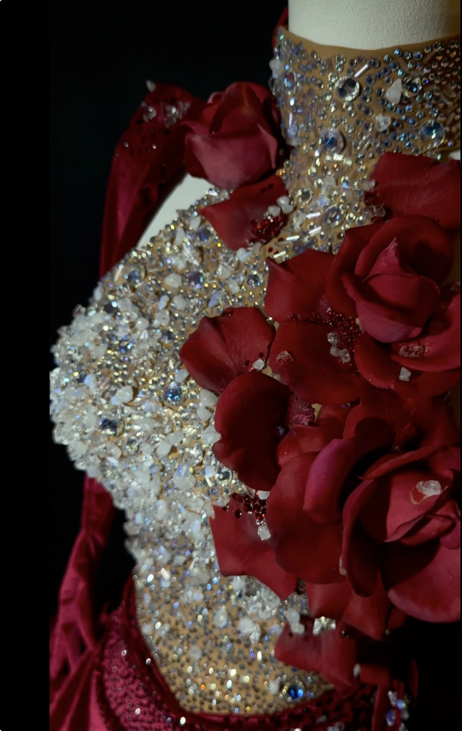 Bloom Beneath Ice available couture gown