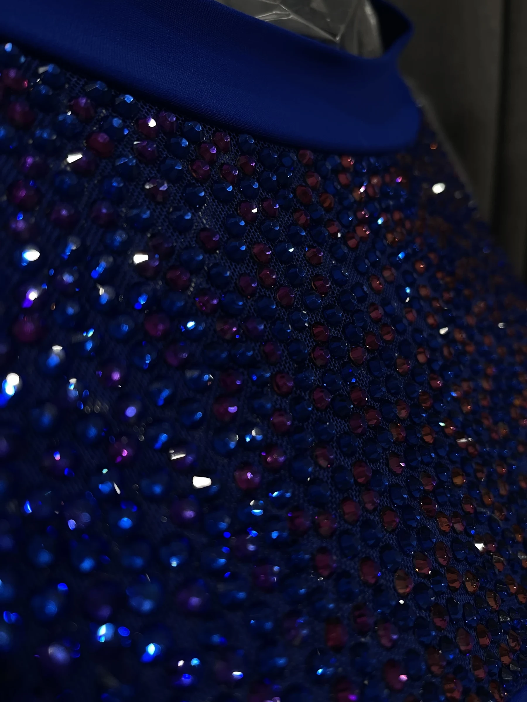 Sapphire gown design detail